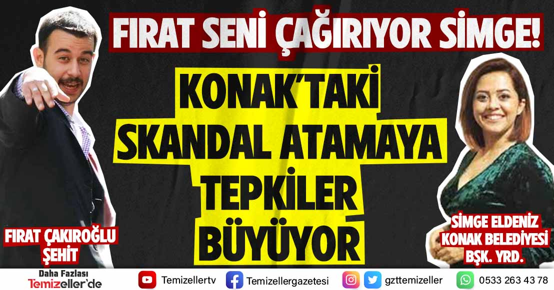 Konak Belediye Başkanı Nilüfer Çınarlı Mutlu'dan skandal atama!